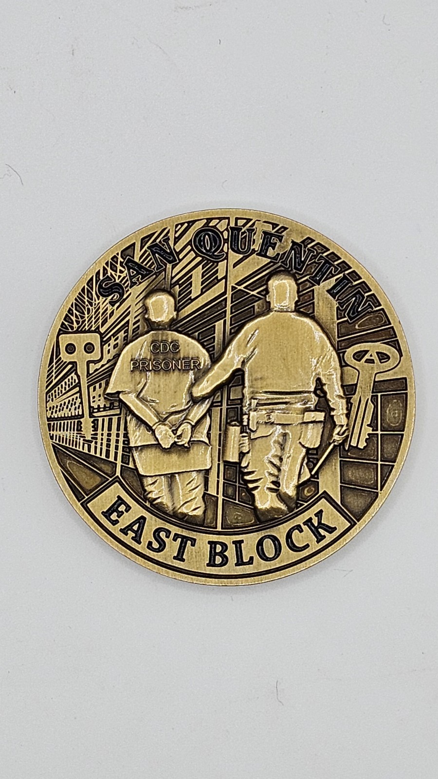 San Quentin State Prison East Block (DEATH ROW) Challenge Coin