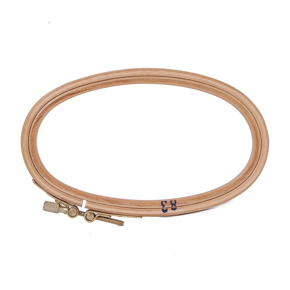 HARDWICKE Wooden Embroidery Hoops - 3.5" X 6" Square/Round