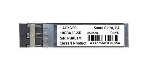 Cisco Linksys LACXGSR compatible 10GBASE-SR 10Gbps SFP+SR 850nm 300m MMF