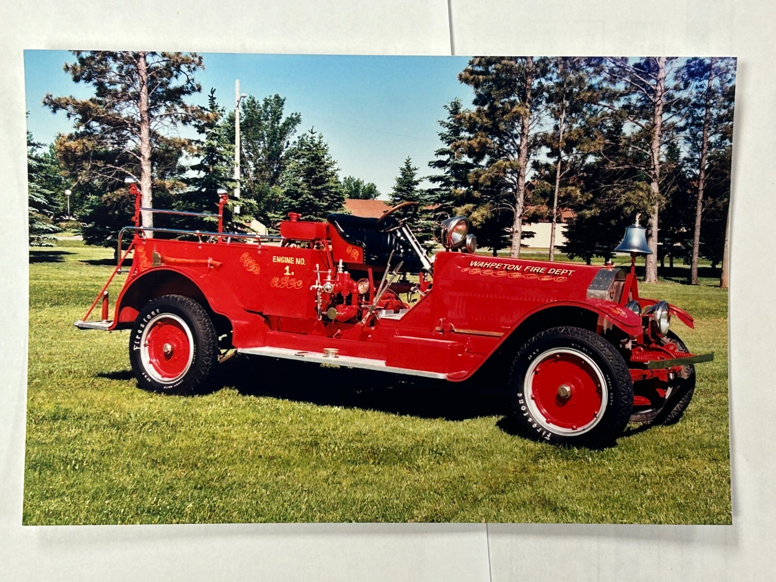 Wahpeton ND American La France pumper Fire Apparatus Photo A56