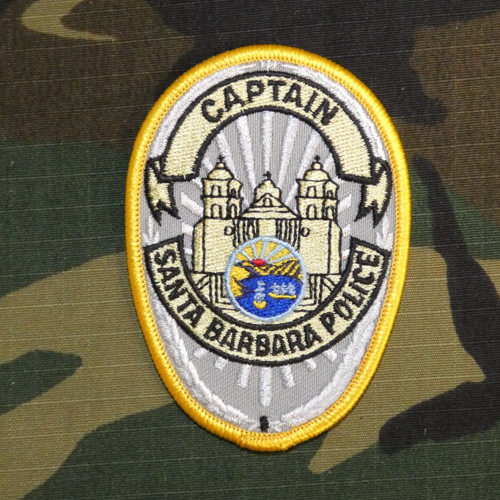 Vintage City of Santa Barbara Police Captain Chest Patch (CA)