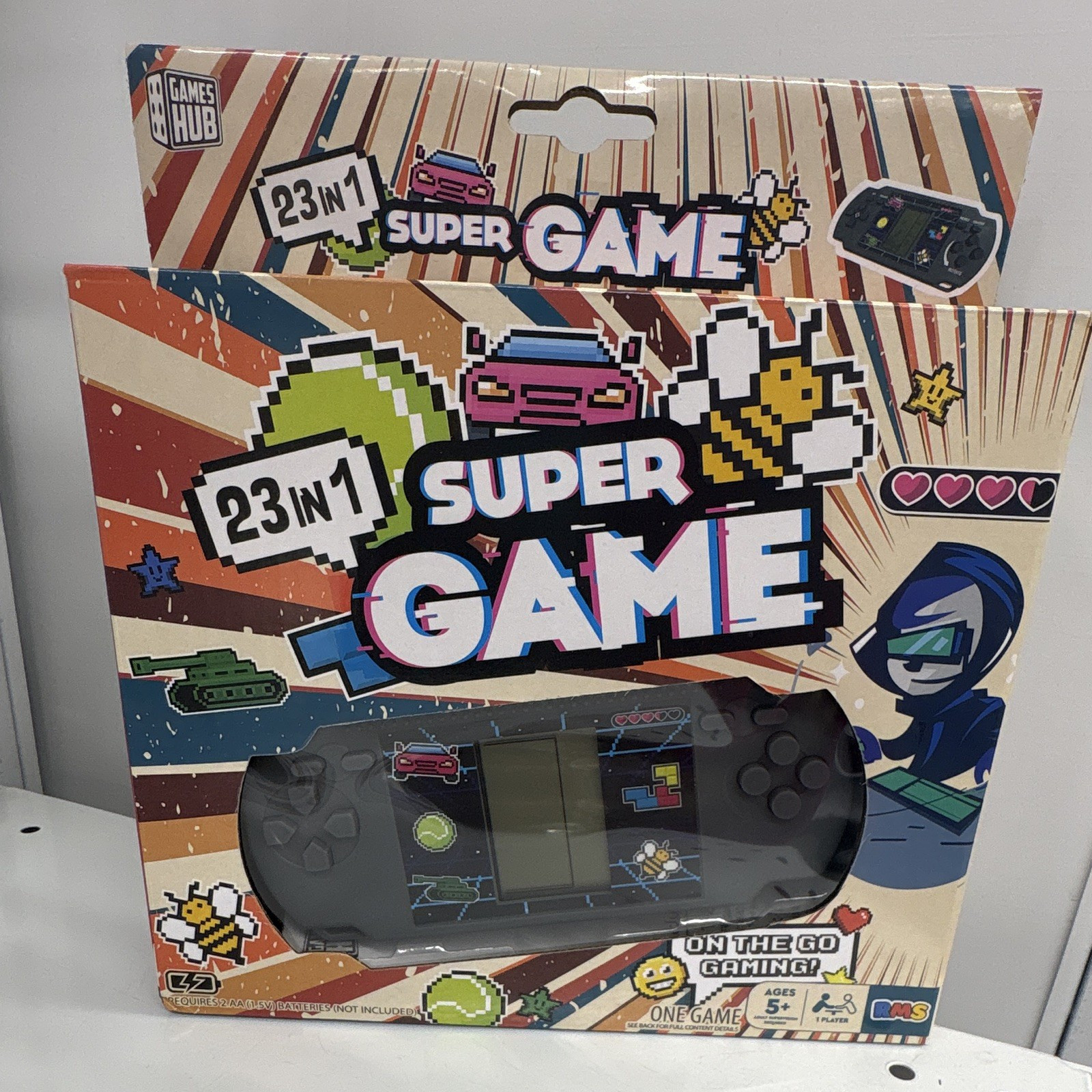 Games Hub 23 in 1 Super Game Handheld Electronic Game Device Bee Ages 5+
