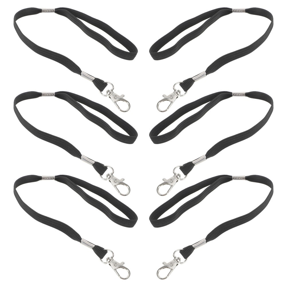 6 Pcs Elastic Ski Glove Lanyard String Straps Skiing Tether Wrist