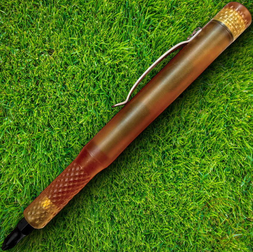 Maratac Ultem Pen Driver Bits Included Stores Extra In Handle Golf Ball Knurling