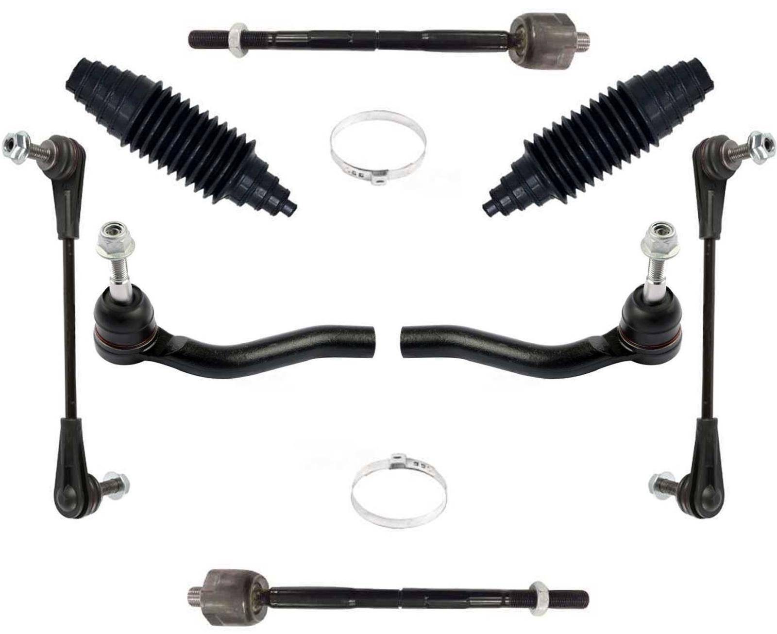 Front Inner and Outer Tie Rods & Links Fits GMC Acadia 2017-2023 & XT5 2017-2023
