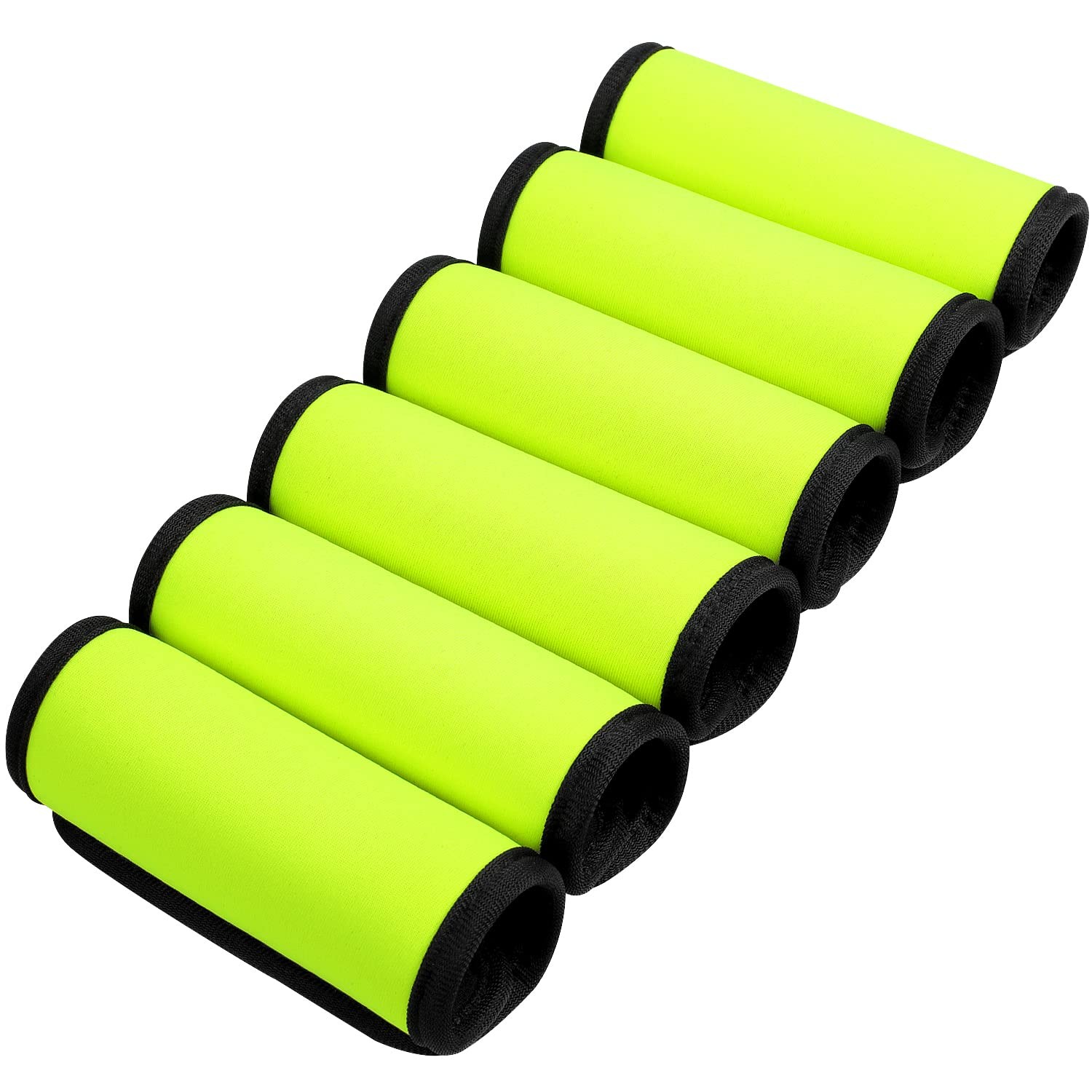 6 Pack Travel Luggage Handle Wraps Tags Identifier for Suitcase Accessories