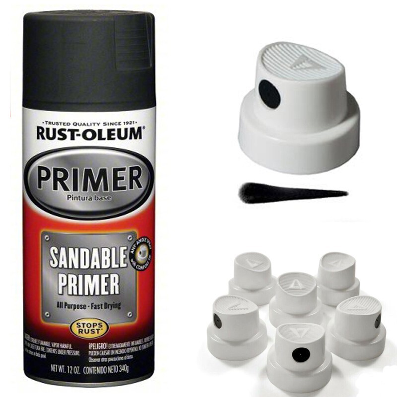 5 Spray Nozzles for Rust-Oleum Automotive Sandable Primer Spray Paint - NO CAN