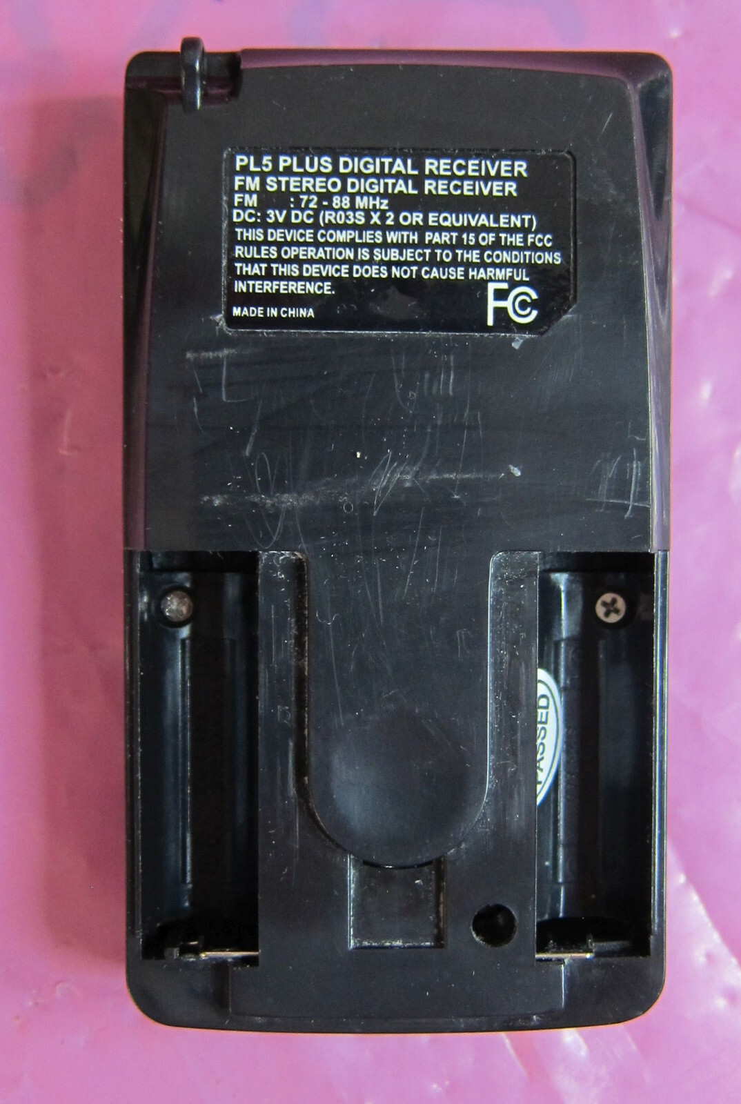 Genuine PL5 Plus Digital Interpretation RF Receiver 72 - 88mHZ