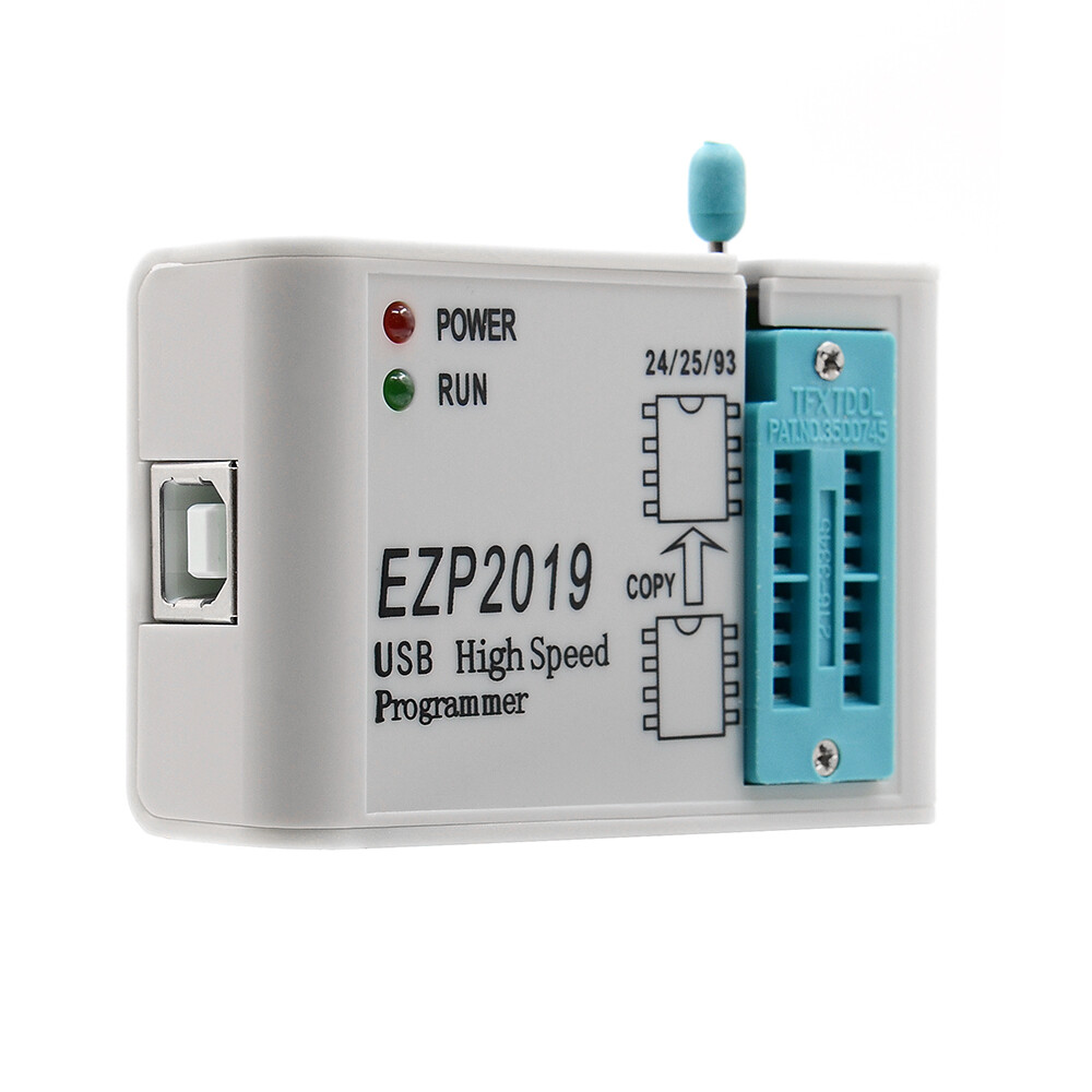 EZP2019 High Speed USB SPI Programmer 24 25 26 93 EEPROM 25 Flash Bios + Adapter