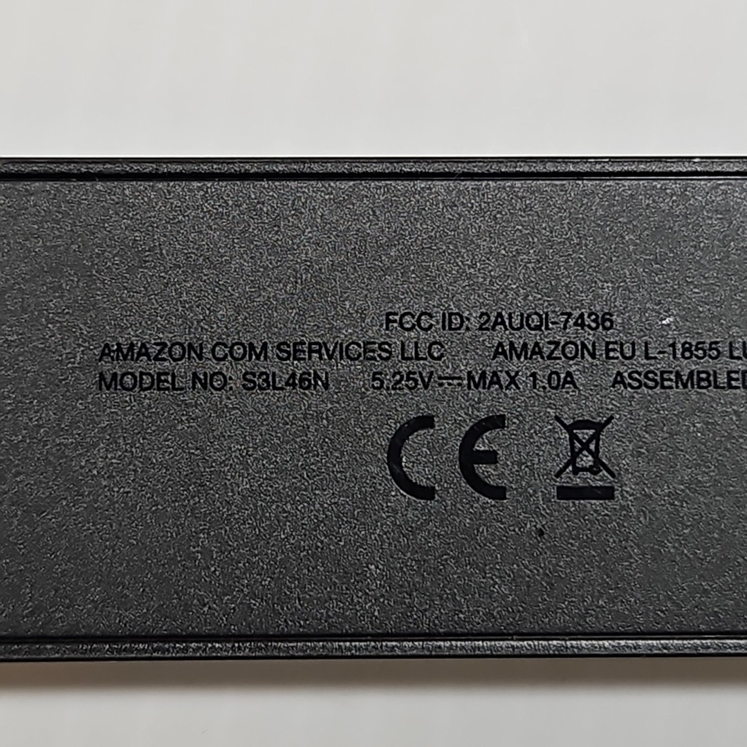 Amazon Fire Stick S3L46N with Remote - Tested