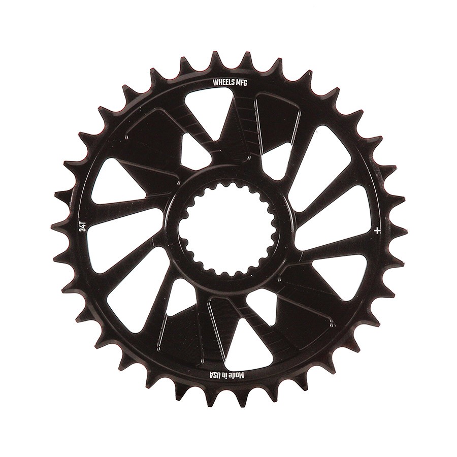 Wheels Manufacturing DM HG+ Outboard, Chainring, Teeth: 34, Speed: 12, BCD: