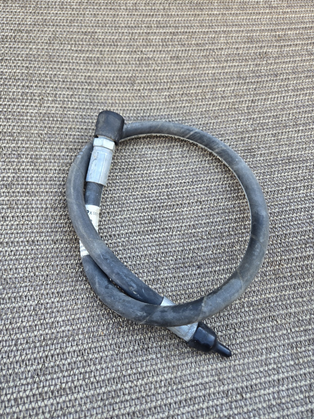John Deere Hydraulic Hose Parker AT527522 487ST-6 10mm 3/8" X 36"/ Bin 84