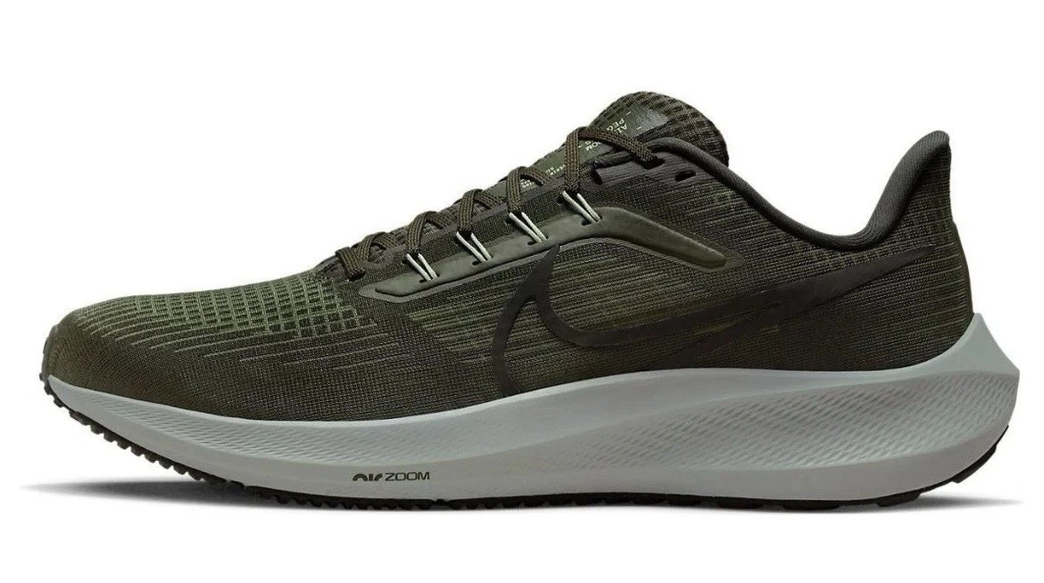 Nike Air Zoom Pegasus 39 Olive Green White Running Shoes DH4071-300 Mens Size