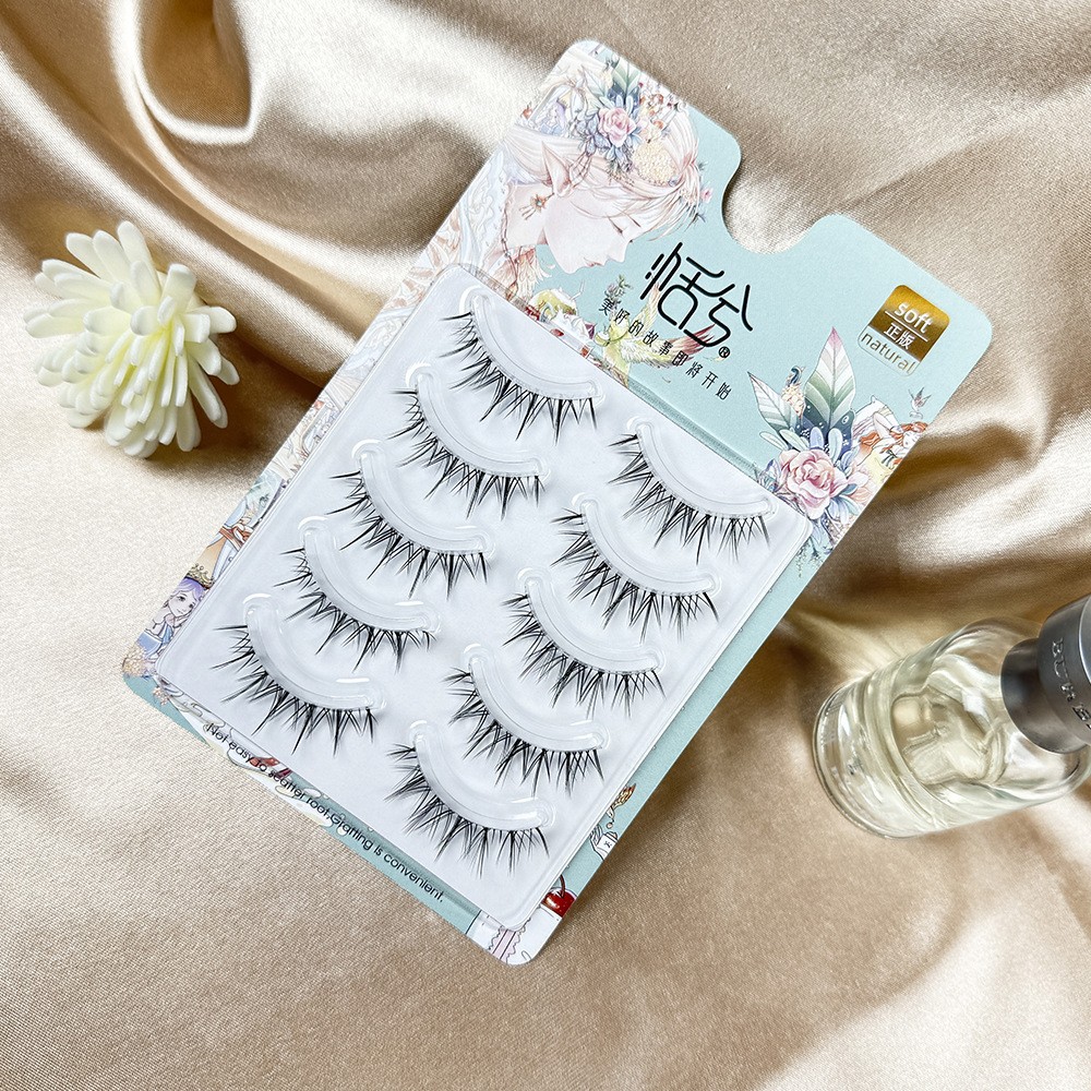 Makeup False Eyelashes for Dating & Parties - 12mm Natural Dense Lashes