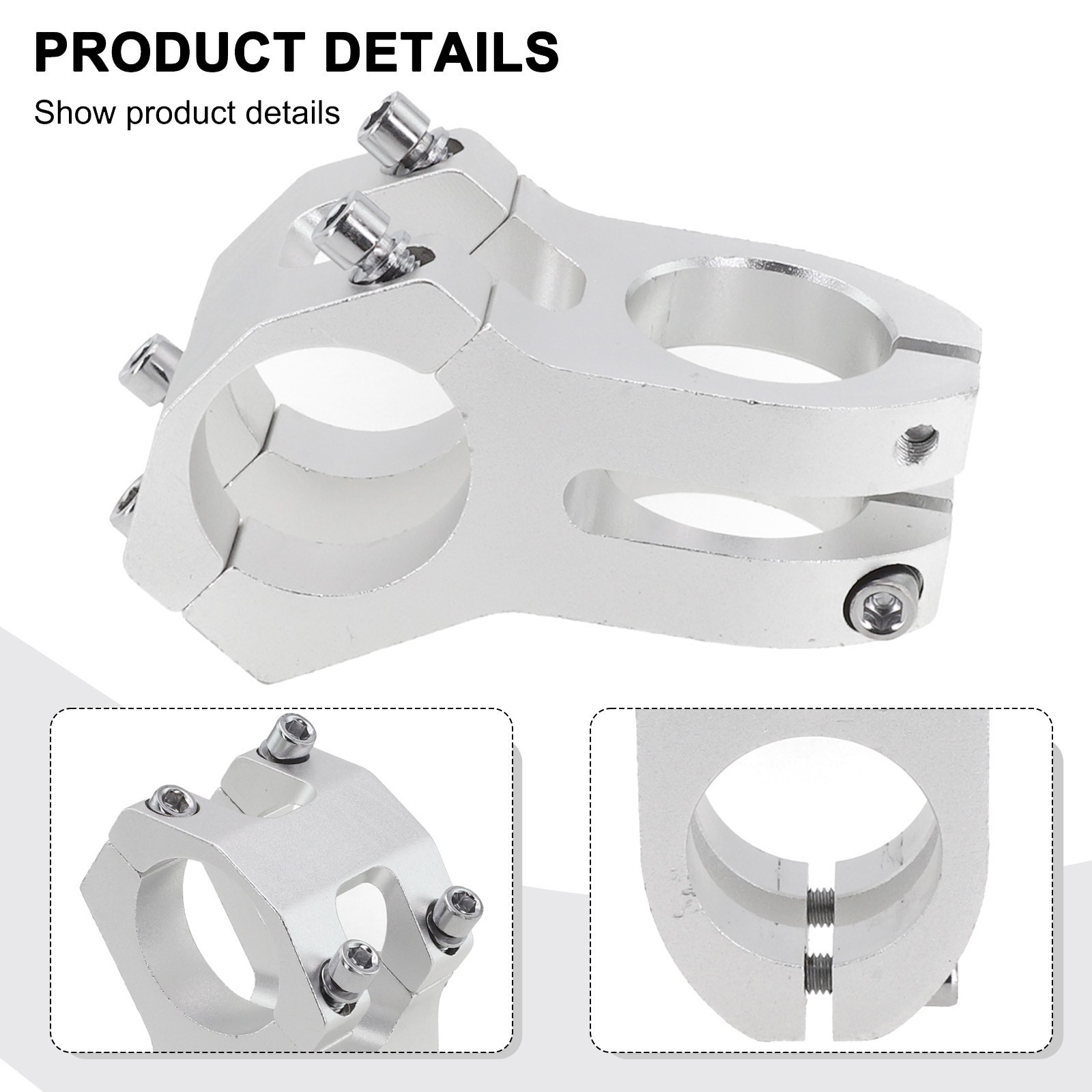 Adjustable 31 8mm Short Handlebar Stem for MTB Bike Lightweight and Strong