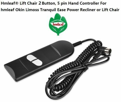 2-Button Hand Remote Control for  Okin Limoss Lift Chair or power Recliner 90°