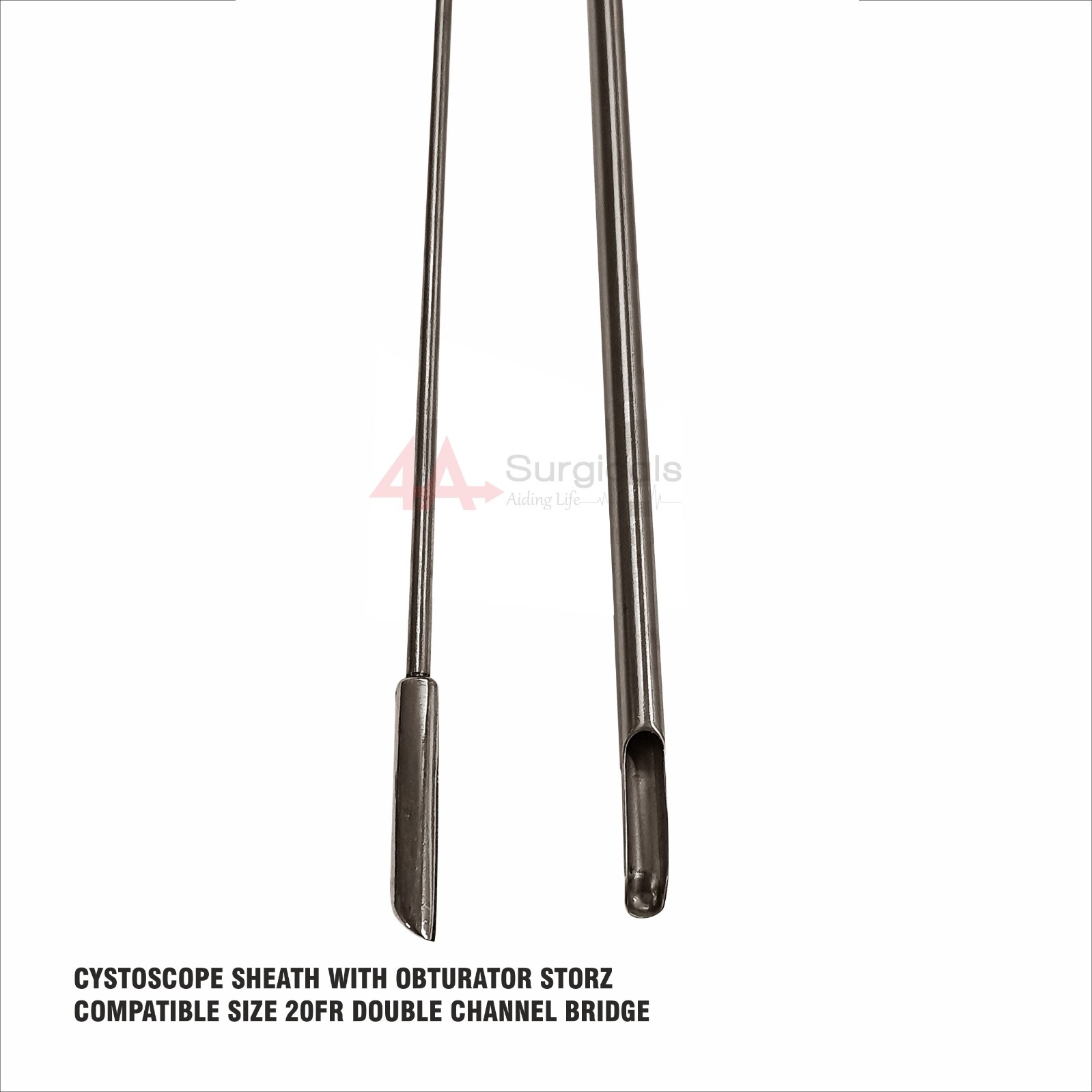 4A Cystoscopy Sheath With Obturator 20Fr + Double Channel Bridge