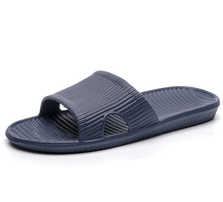 Men's Home Floor Slippers Flat Indoor Casual Slides Open Toe Lightweight Sandals