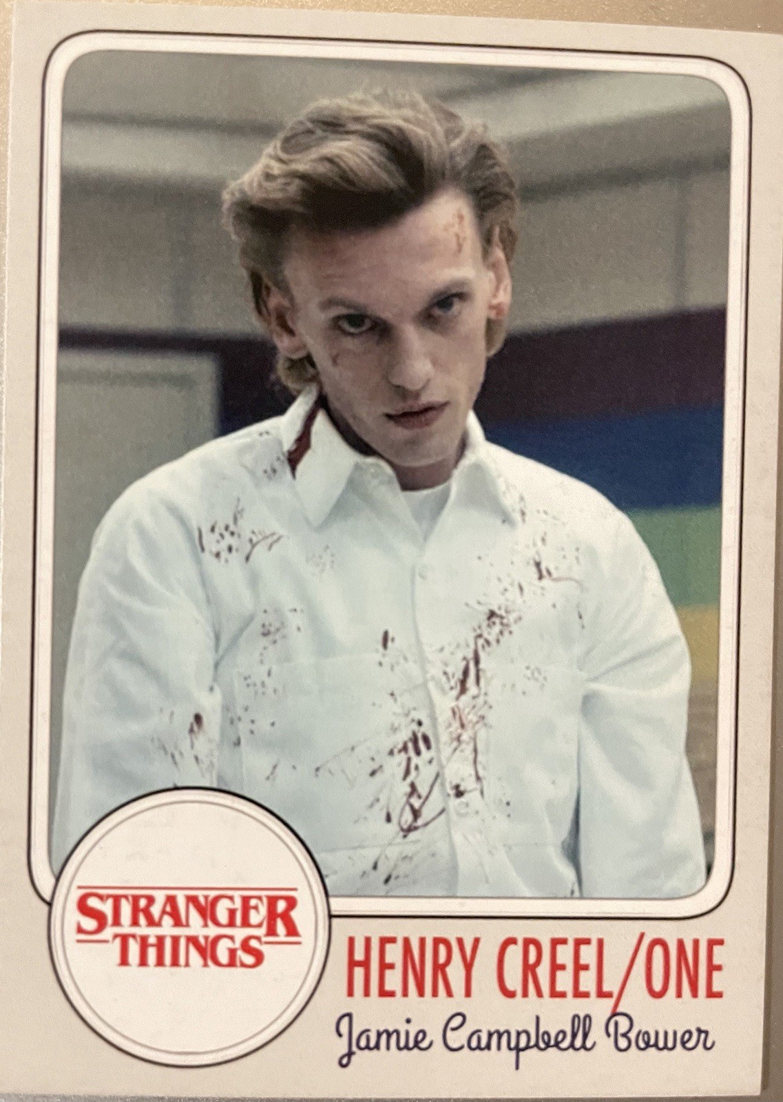 Stranger Things Custom Trading Card- Henry Creel/ One Played By Jamie Campbell