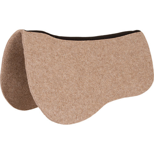 Mustang Tan Wool Contoured Trail Pad Protector