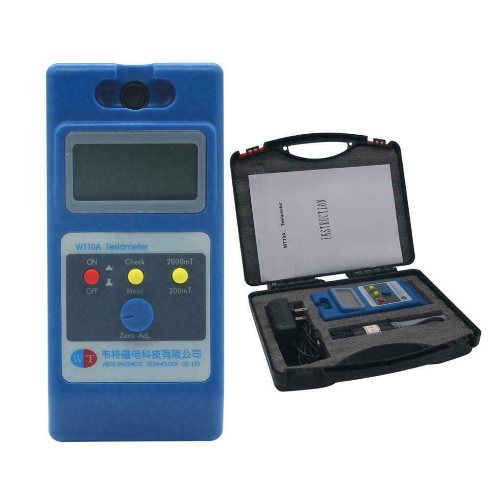 WT10A Magnetometer Surface Magnetic Field Tester Gauss Meter Giss Gauss Meter'