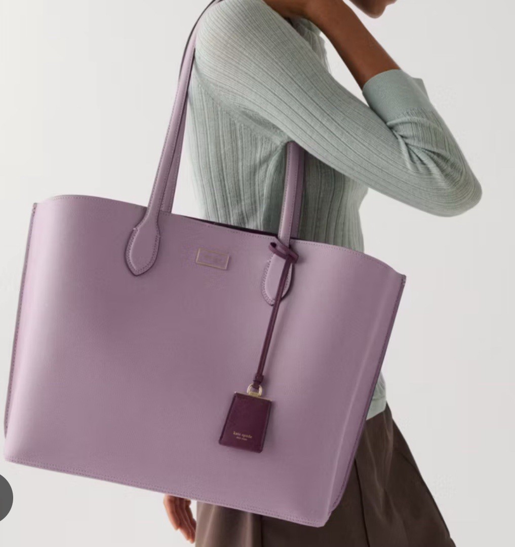 NEW Kate Spade Suite Large Work Tote KK828 Market Purple Retail $298