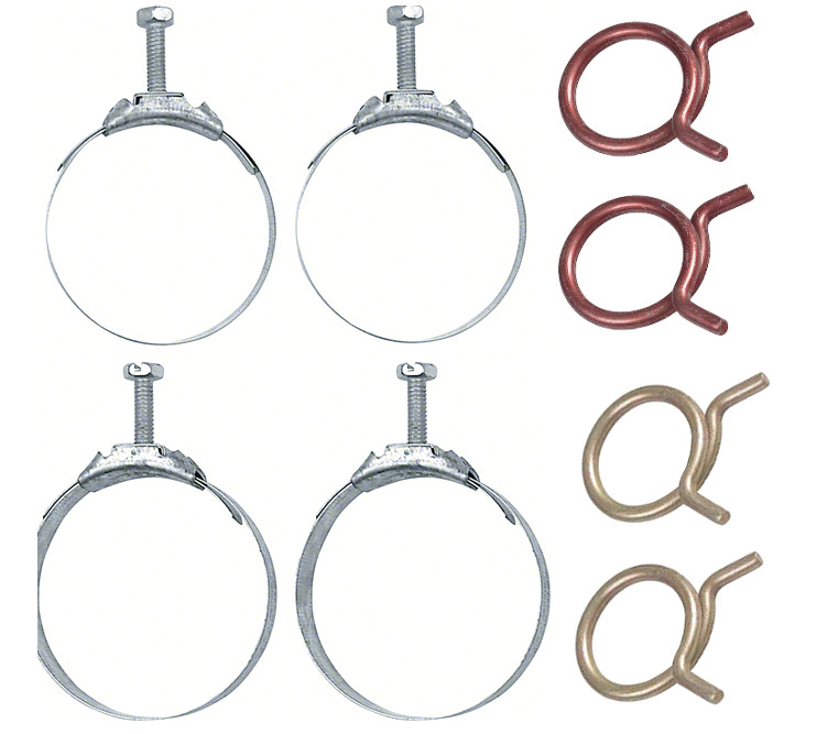 OER Radiator and Heater Hose Tower Clamp Kit For 1958-1968 Chevy Pontiac Buick