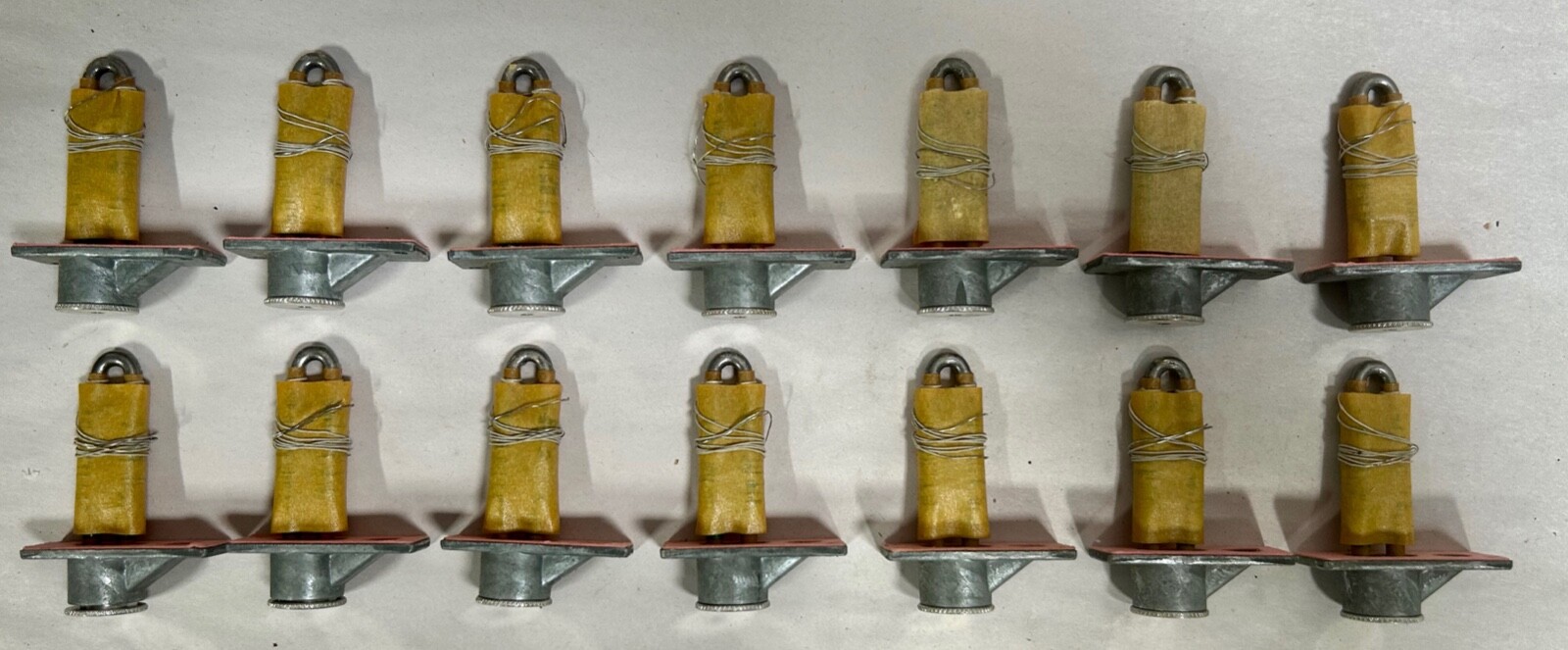 Lot Of "14" Vintage Player Piano 150 Ohm Magnets Coils Parts (A14)