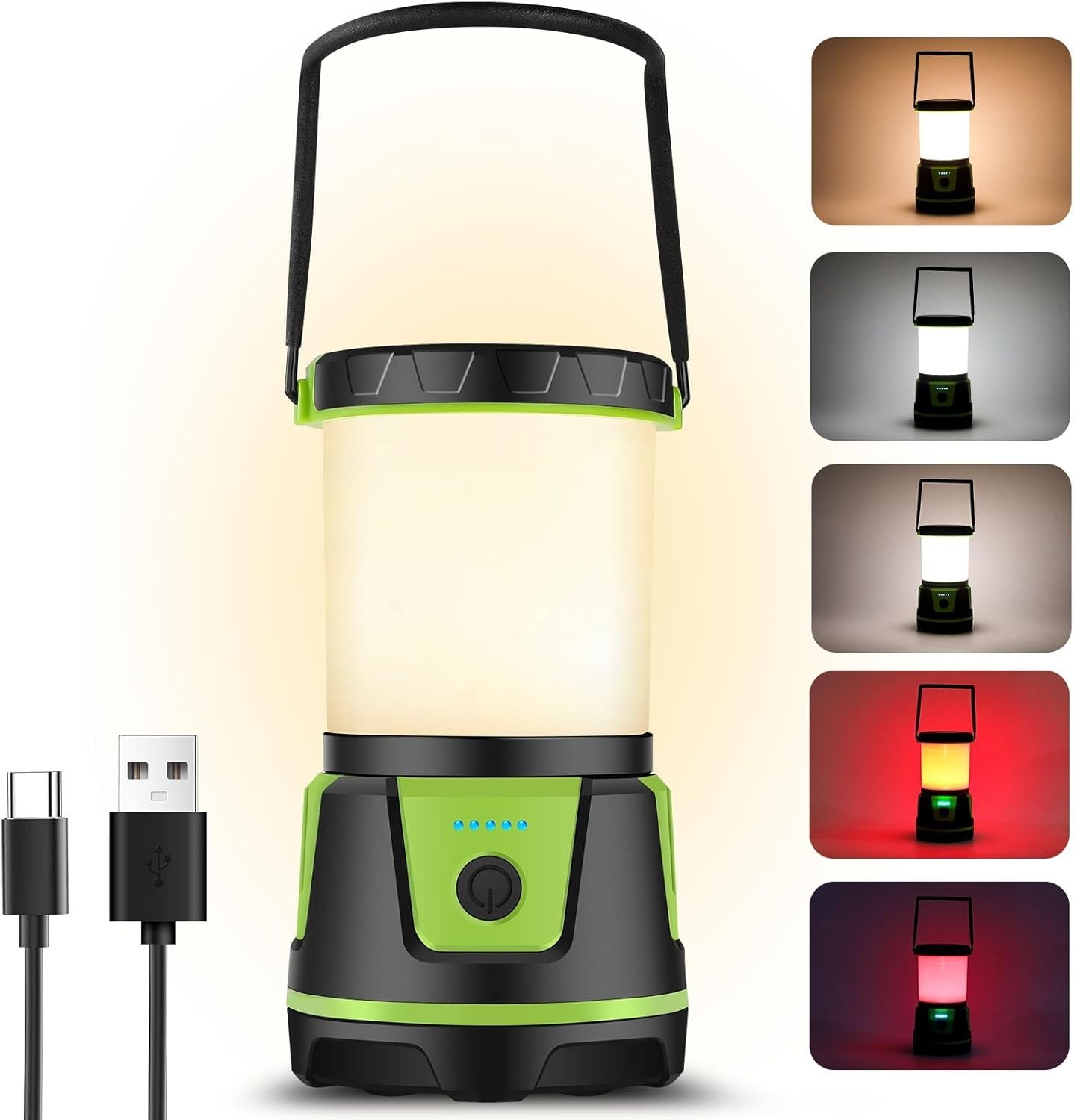 Versatile 3000 Lumen LED Lantern with 5 Light Modes - Perfect for Emergencies