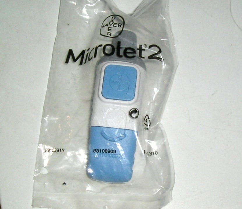 bayer microlet 2 microlet2 lancing device  sealed