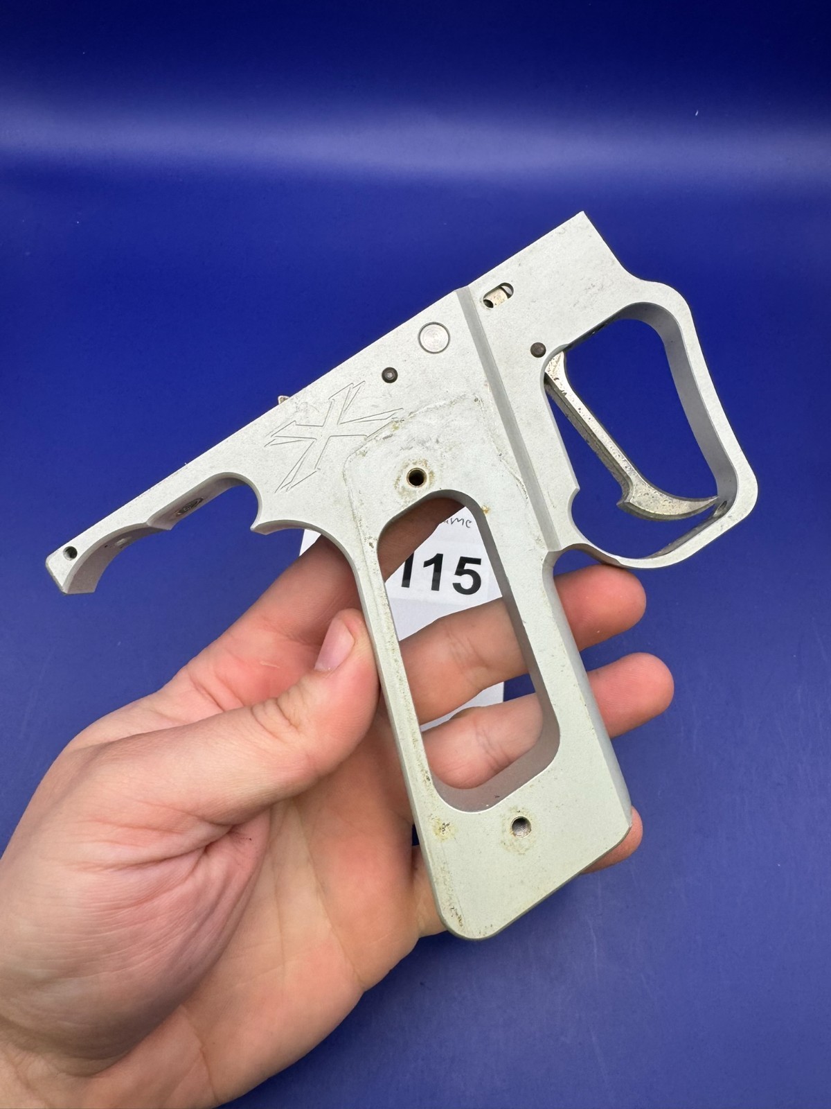 System X Autococker Swing Trigger Paintball Marker Frame-Silver
