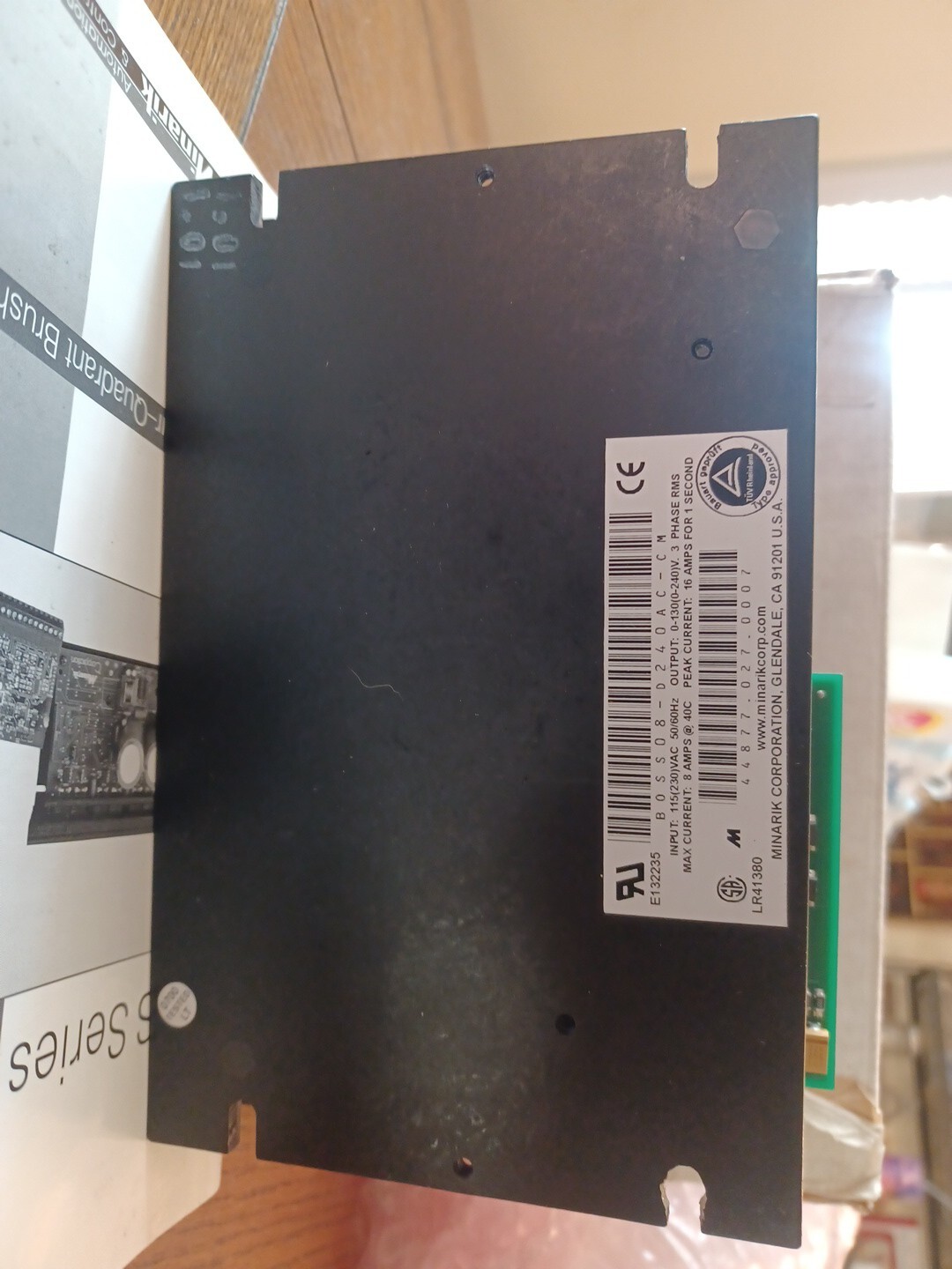 Minarik Boss08d240ac-cm Motor Controller Board