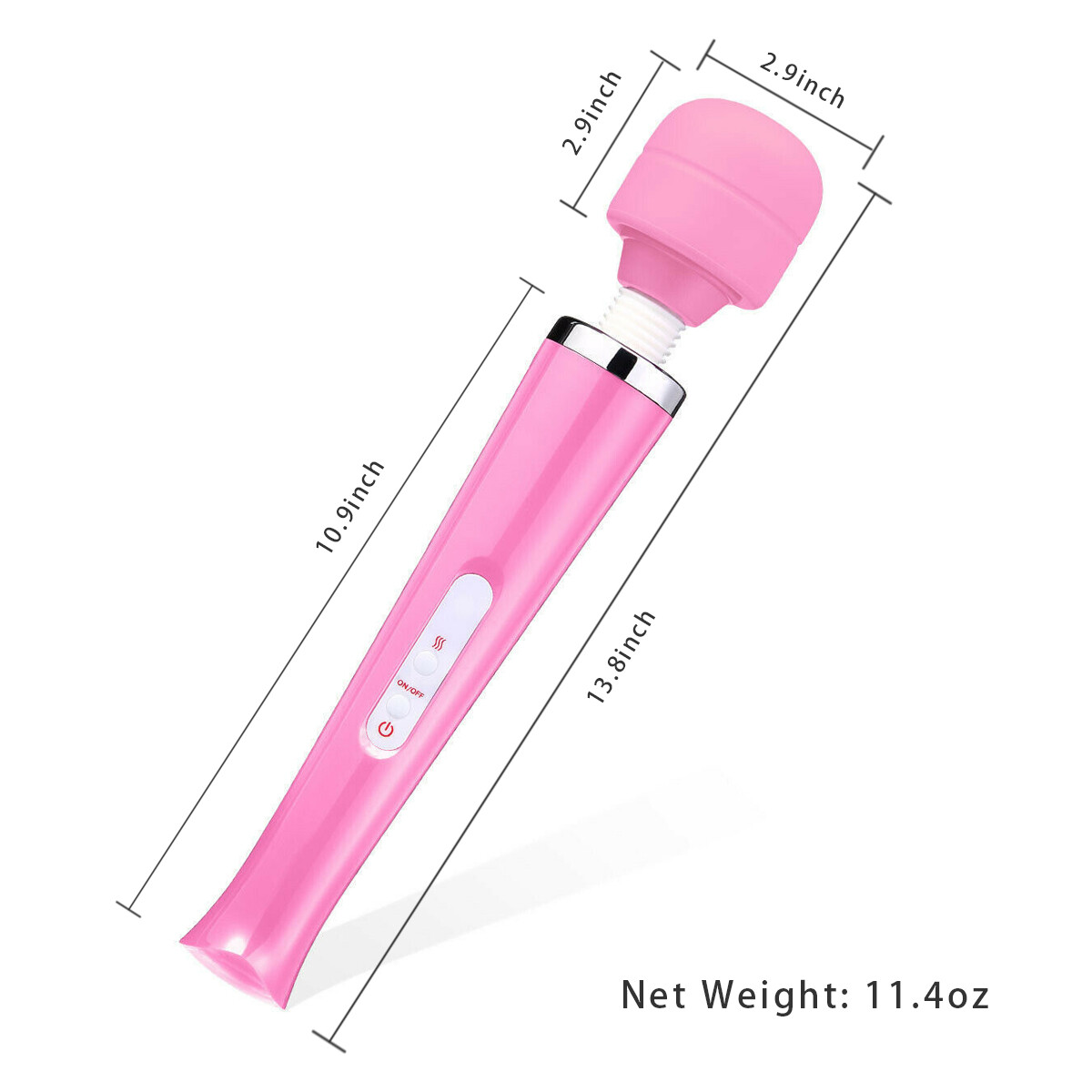 20 speed/10 vibration Handheld Vibrating Massager Wand Full Body Massage Stick
