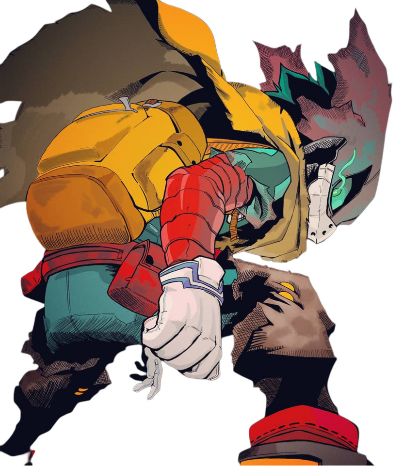 Deku My Hero Academia Weatherproof Anime Sticker 6" Car Decal