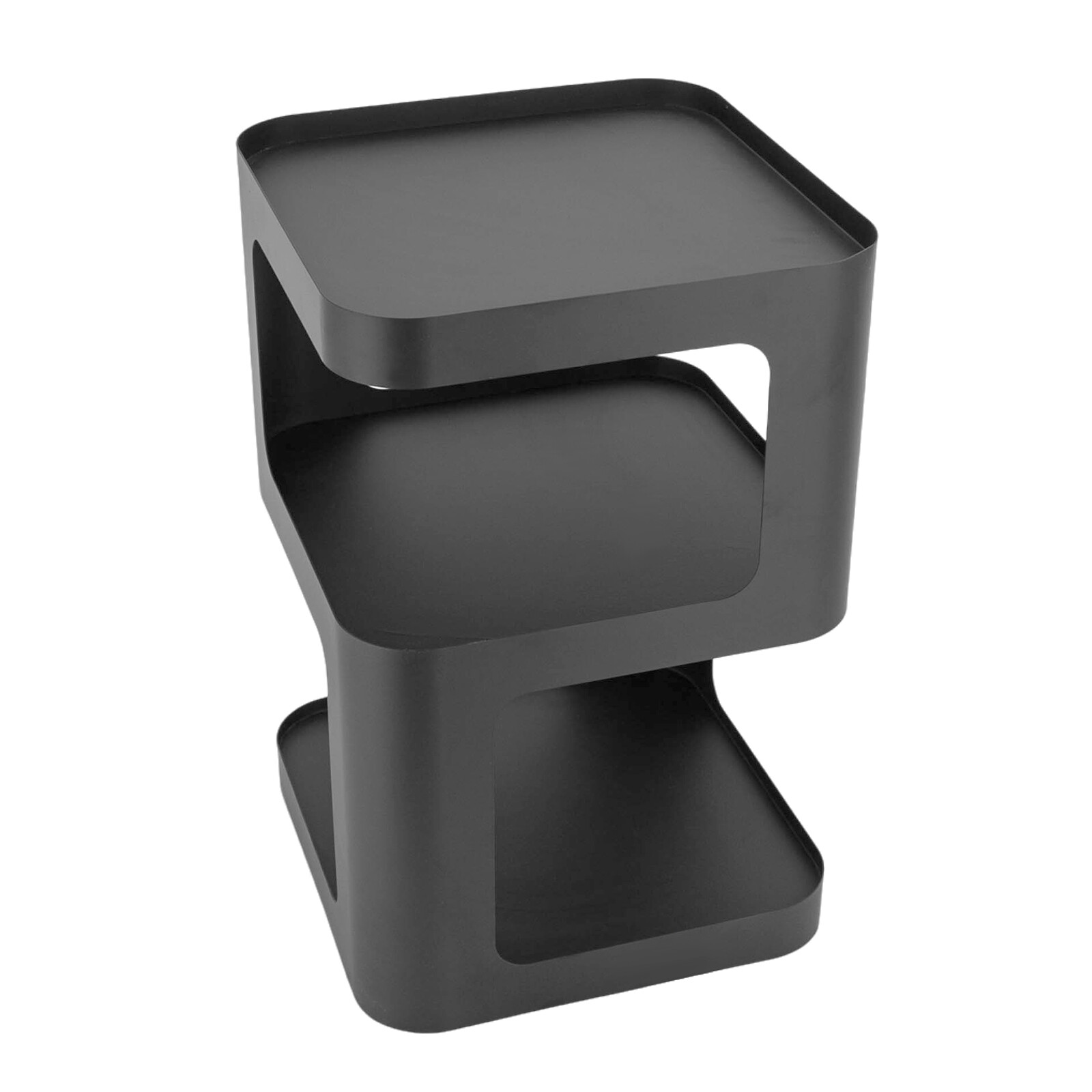3 Tiers Coffee Table Modern Side Table Sofa Side End Table Bedside Tables Black