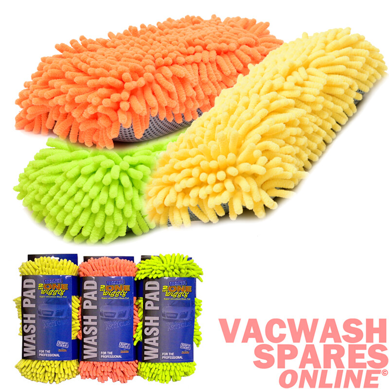 CAR CLEANING NOODLE WASH PADS - CAR VALETING DETAIL PAD - NO SWIRLS - SET OF 3
