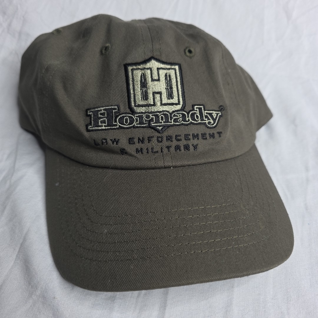 Hornady Military Government Police LEO Custom Ammo Company Logo Hat (AWL)
