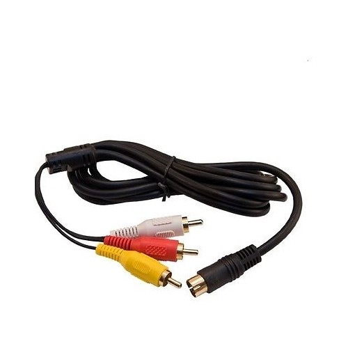 AV RCA Composite Cable For Sega Saturn Vintage A/v Brand New 1Z