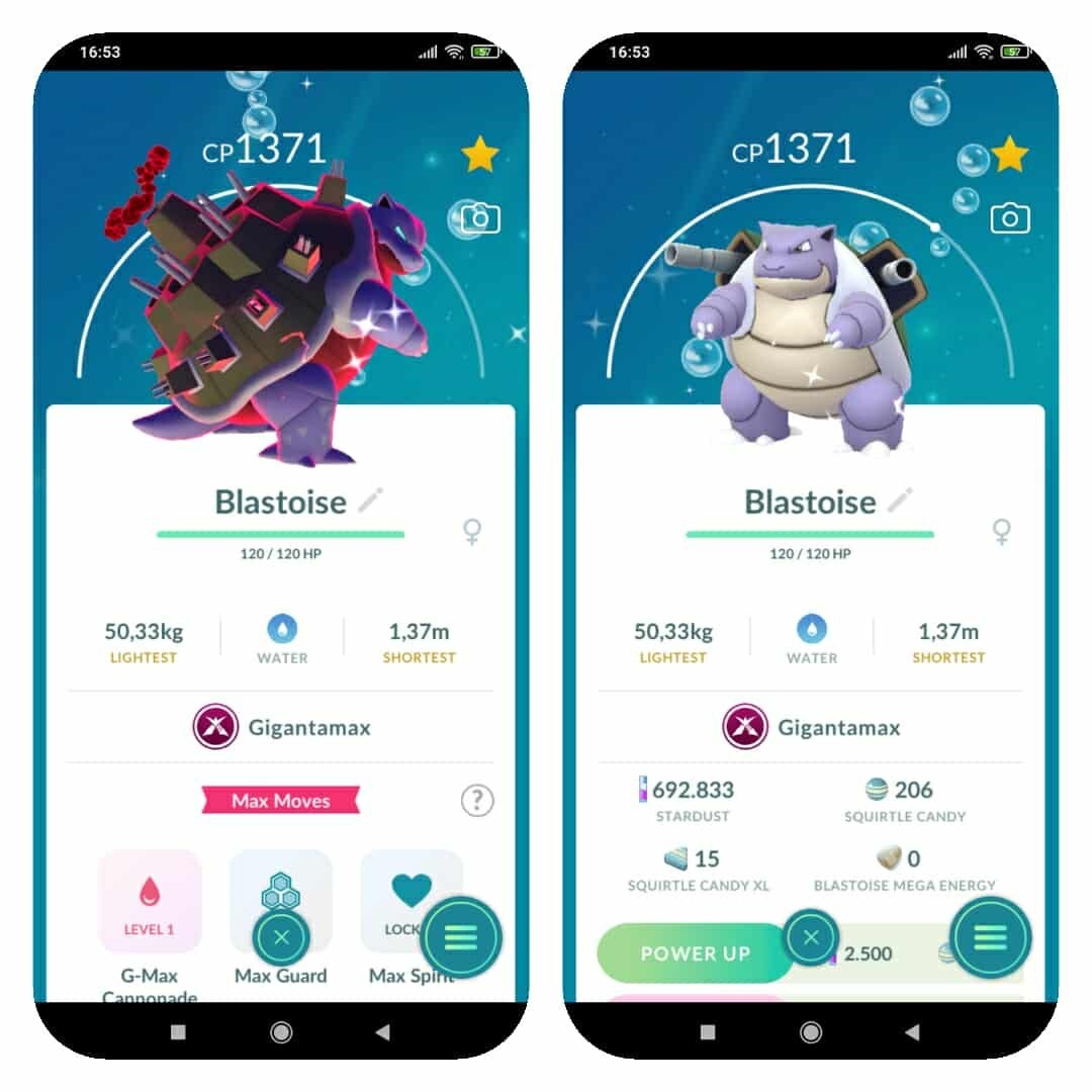 Pokemon Shiny Gigantamax Blastoise - Tr'ade 20k or P.T.C (Pls read description )