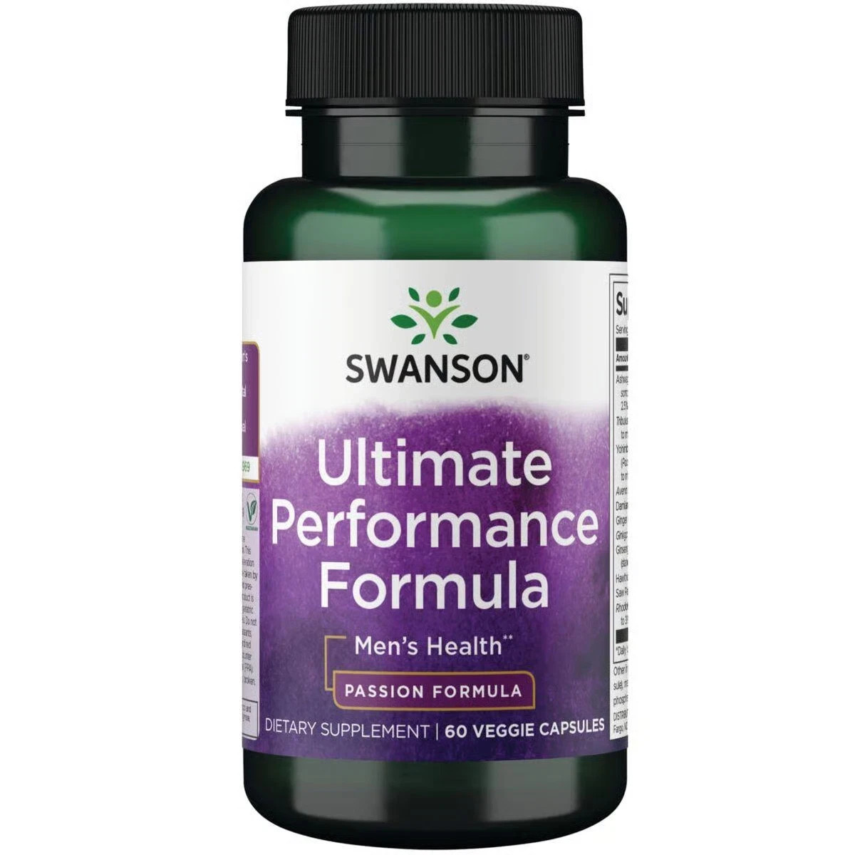 Swanson Ultimate Performance Formula - Men's Health 60 Veggie Caps - EXP: 08/27