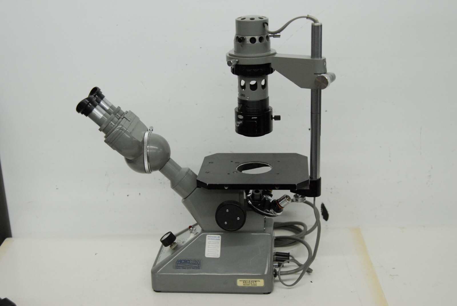 Olympus Tokyo CK Inverted Binocular Microscope W/ illuminator, objectives