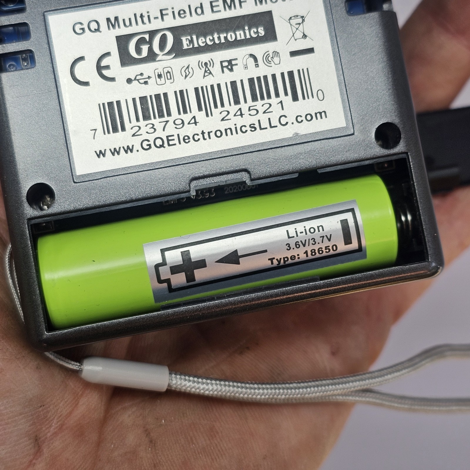 GQ EMF-390 V2 3-in-1 Electromagnetic EMF Meter 5G RF Detector / Data Logger