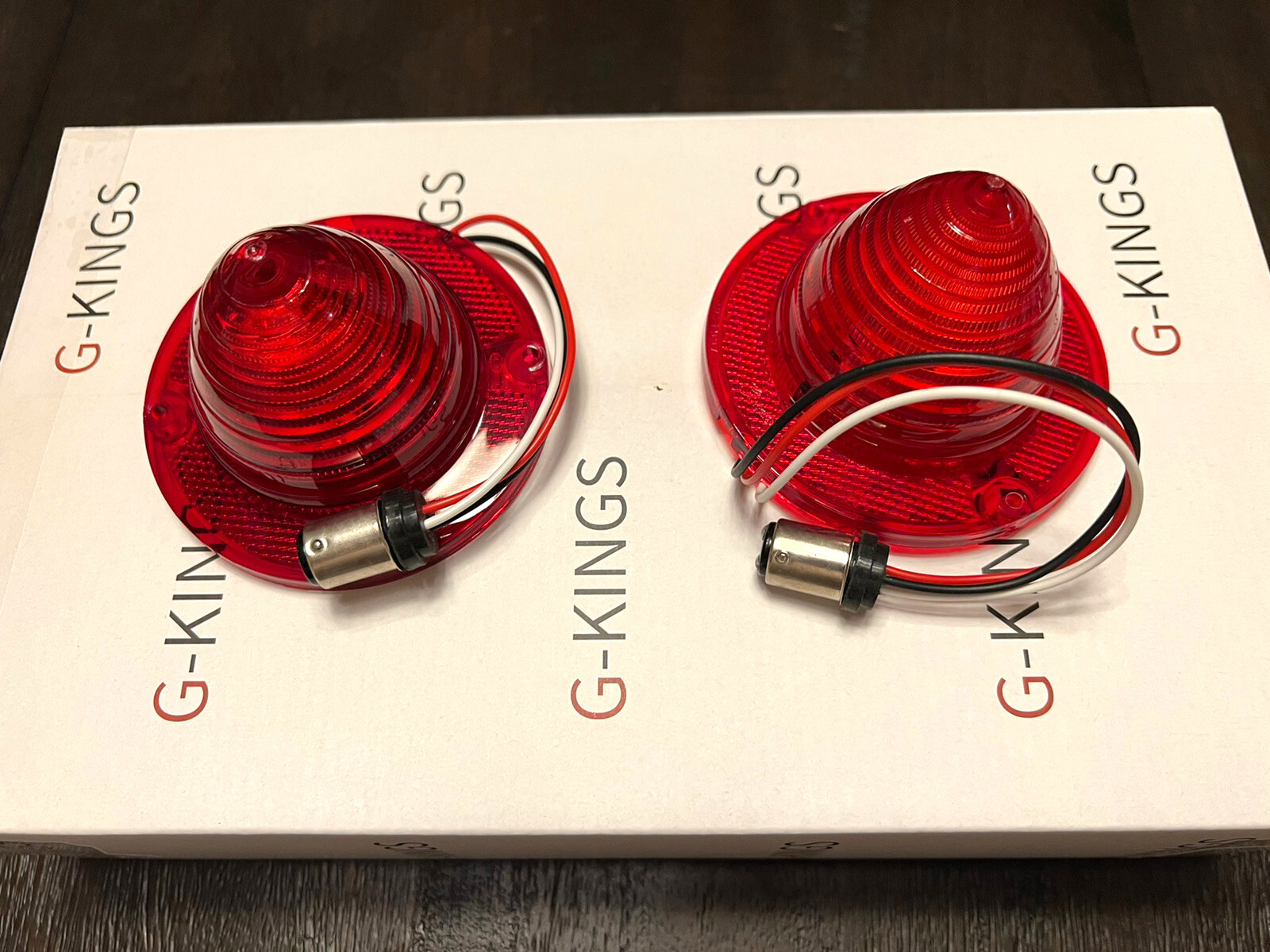 1960-1961 Impala Bel Air Biscayne El Camino Nomad LED Tail Lamp Light Lens 2PCS