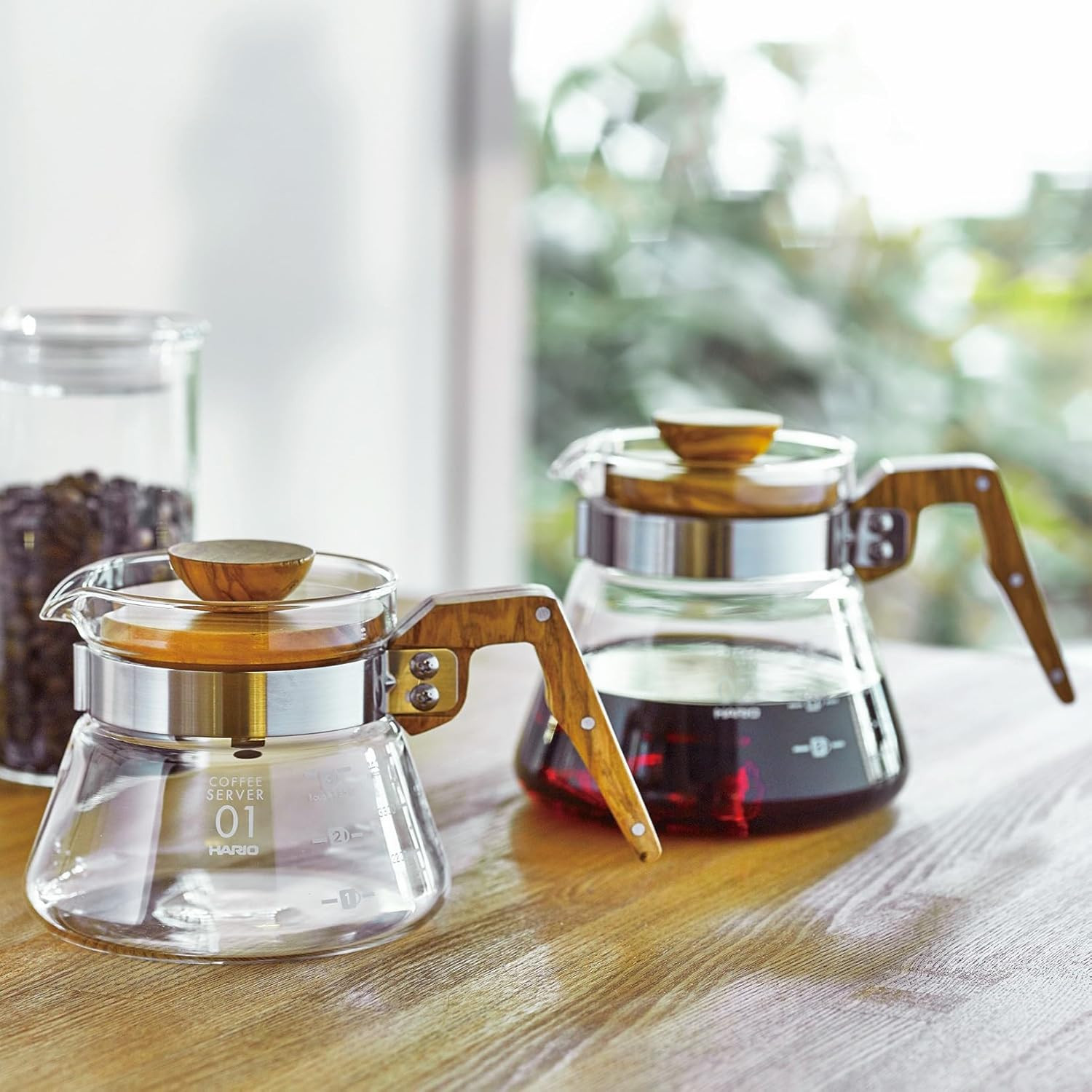 V60 Olive Wood Coffee Server, 400Ml