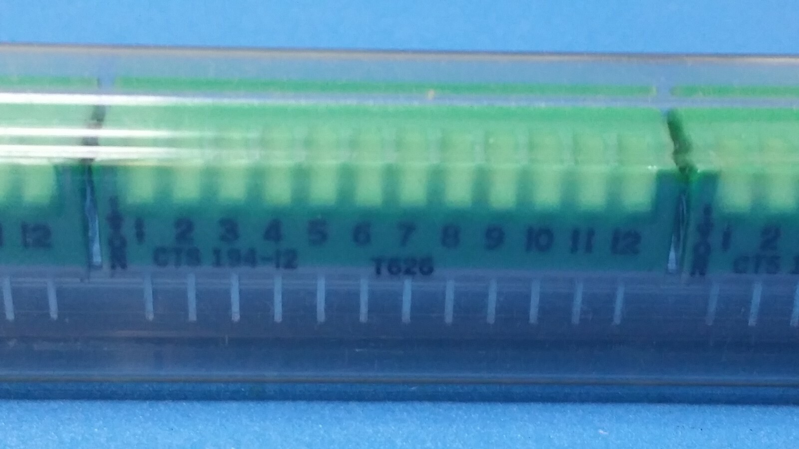 (5 PCS) 194-12MST CTS Switch DIP OFF ON SPST 12 Piano 0.05A 24VDC