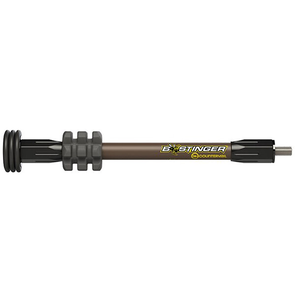@NEW@ B-Stinger 8" MicroHex Brown Stabilizer, bee compound bow kodiak