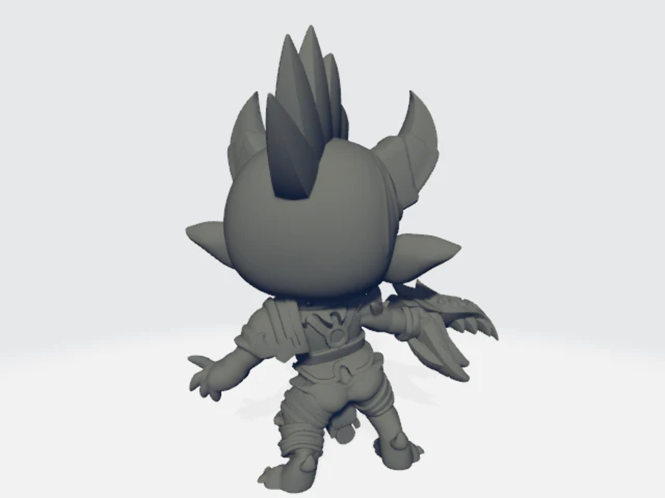 Grimdark Cuteness - Claw Chick #1