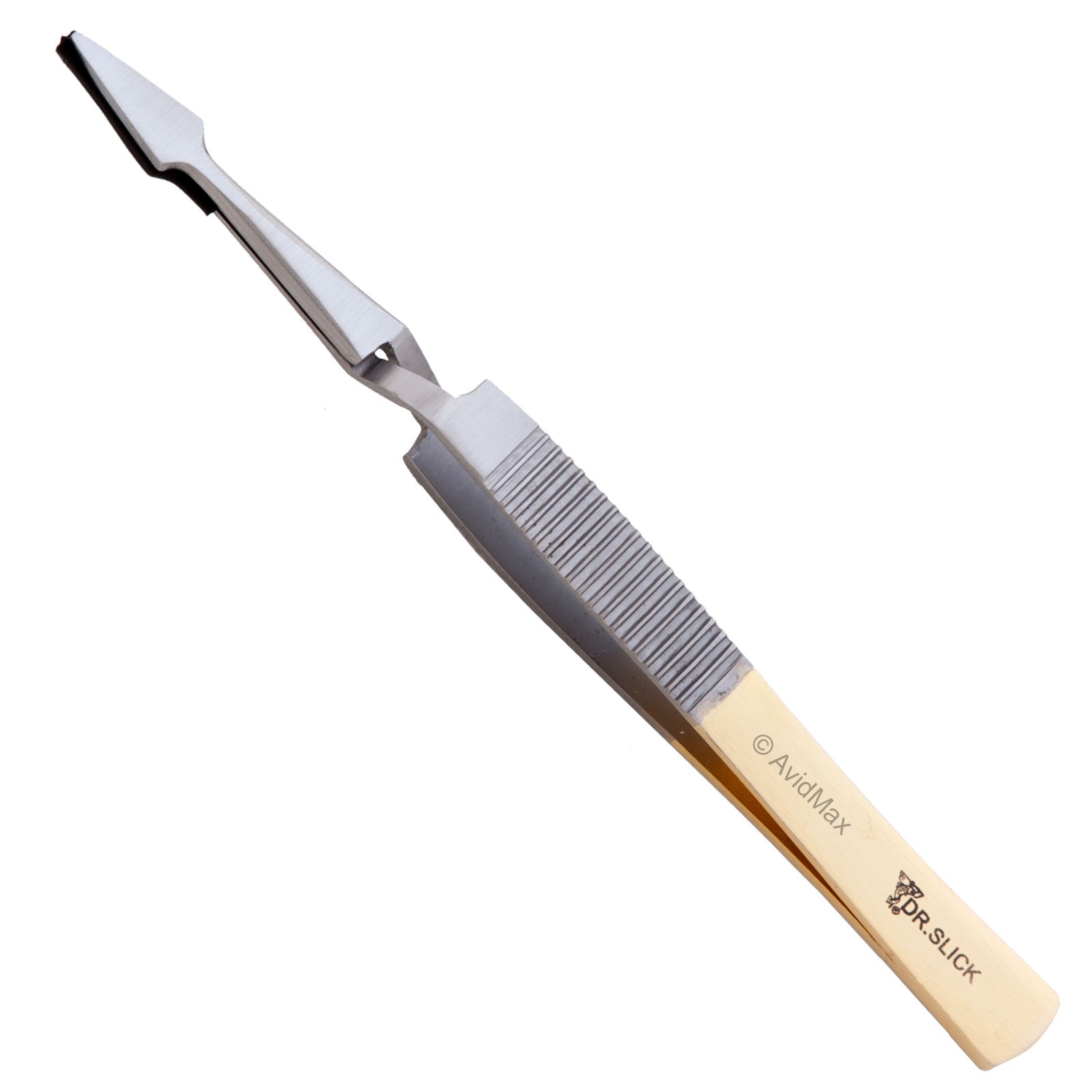Dr. Slick Bead Tweezer Fly Tying Fishing Gold Satin Self Closing