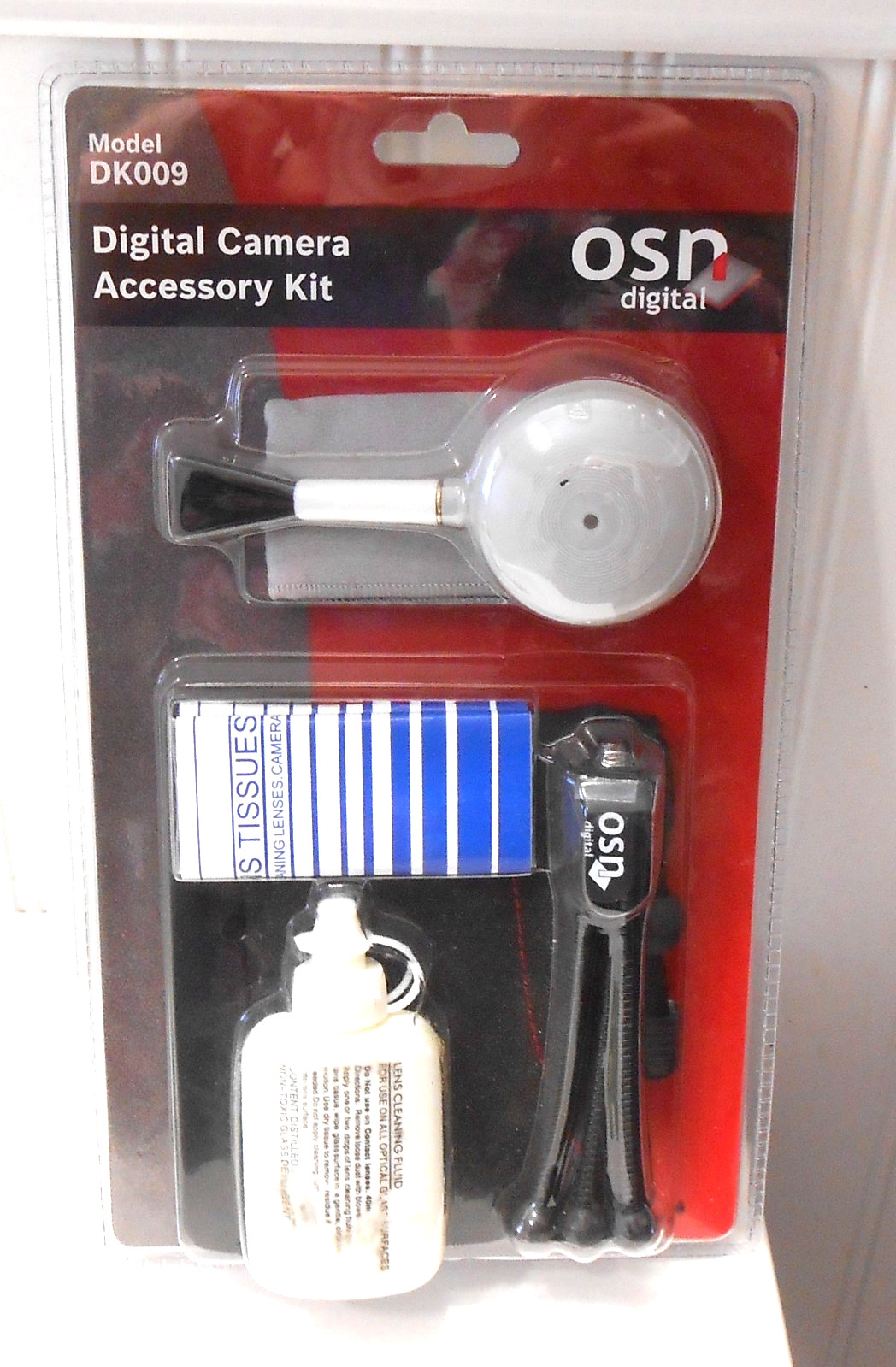 DIGITAL CAMERA ACCESSORY KIT - MODEL DK009 - OSN DIGITAL