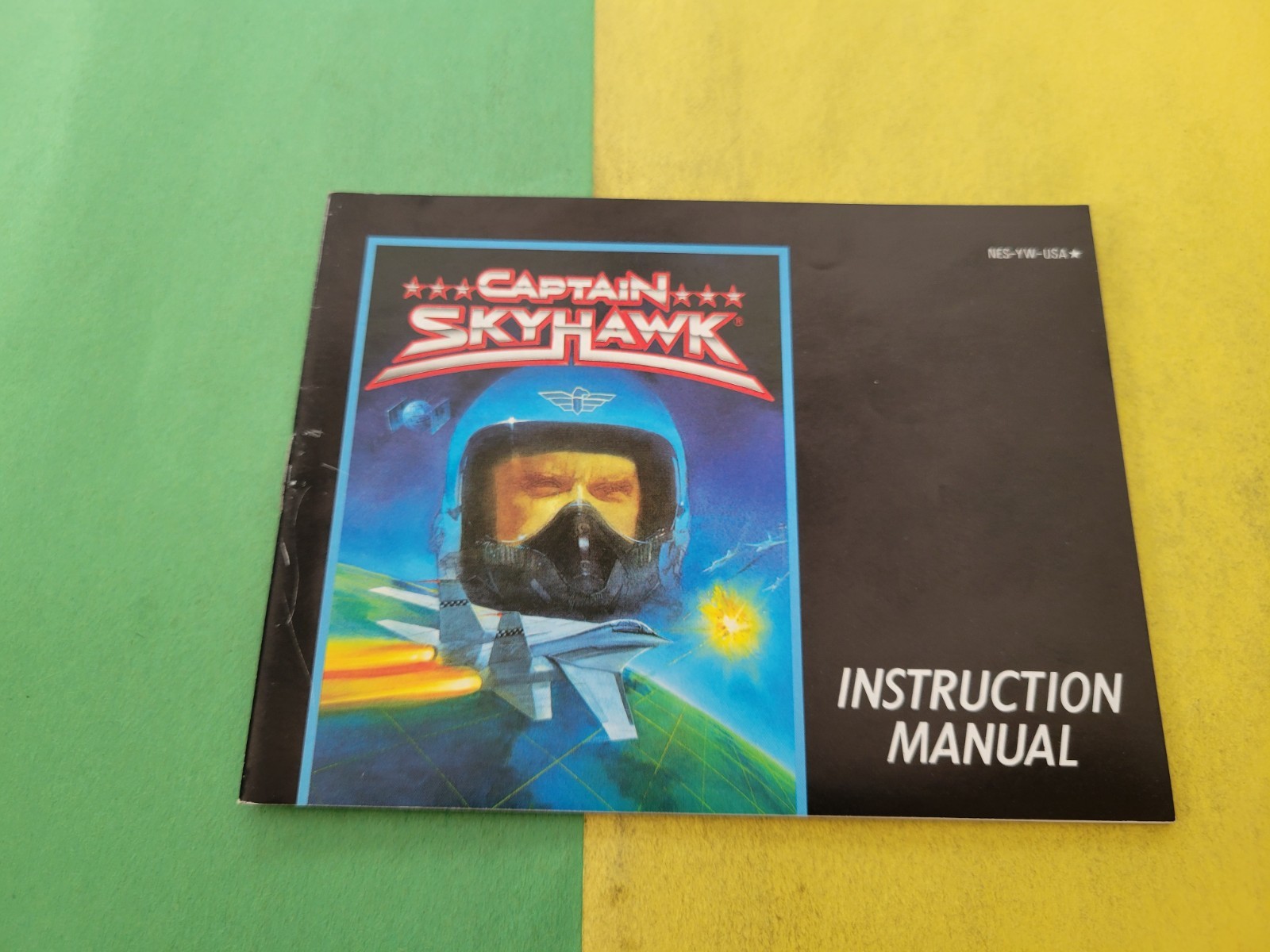 Captain Skyhawk Authentic Original NES Nintendo Manual Only